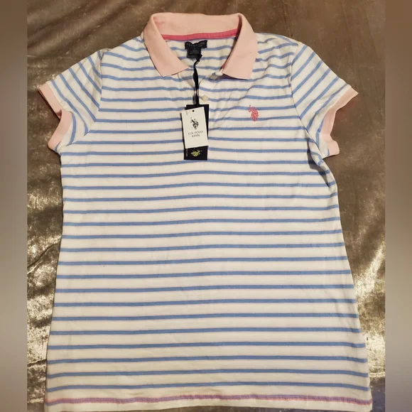 U.S. Polo Assn. | Tops | Nwt Us Polo Assn Tshirt Jrs Large  display picture 2